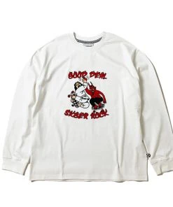 SK8ERROCK [SK8ER ROCK] FW 21 GOOD DEAL LONG SLEEVE T-SHIRT OFF WHITE Best Sellers