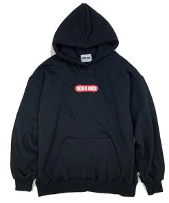 SK8ERROCK [SK8ER ROCK] FW 21 BOARD LOGO HOODIE BLACK