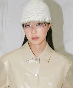 [SAYSRA] Seasonless ROUND CROCHET BEANIE[IVORY] Best Sellers
