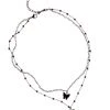 [STEEL EDITION] Seasonless All Black Heart Butterfly Necklace Best Sellers