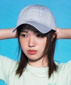 Best Sellers [NASTY FANCY CLUB] Summer 22 SIGNATURE LOGO BALL CAP (GRAY)_F22QE806
