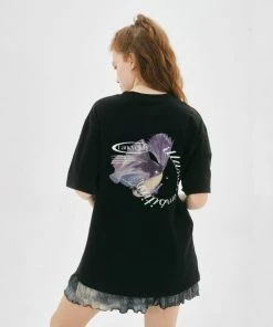 [NASTY FANCY CLUB] SS 22 BETTA SPLENDENS TEE (BLACK)_F22QB443