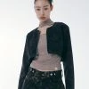 [SETUP EXE] SS 22 Tie-dye Crop Jacket [Black] Best Sellers