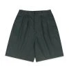 [DUCKDIVE] Summer 22 Double Chin Wide Bermuda Pants Dark Green Best Sellers