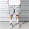 [MASSNOUN] SS 22 4D MULTI POCKET SHORTS PANTS MSTSP002-GY