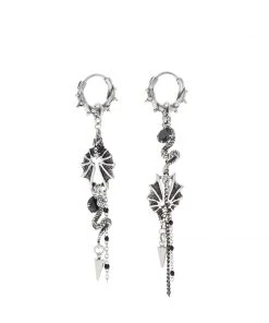 [STEEL EDITION] Seasonless Black Diamond Snake Piercing Best Sellers