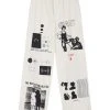 Best Sellers [FLARE] SS 22 Season Artwork Pants - Off White (FU-220)