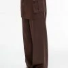 [GIMMETHEYOUNG] SS 22 SKIRT POCKET PANTS / BROWN