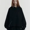 [MEENDERI] SS 22 SIGNATURE STITCH HOOD - BLACK Best Sellers
