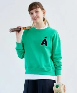 [ANEDIT] Summer 22 A Applique Sweatshirt_GR Best Sellers