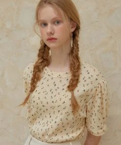 [JOORTI] SS 22 J991 Soft Puff T-shirt (flower) Best Sellers