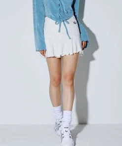 Best Sellers [PLASMASPHERE] SS 22 Terry Skirt [Ivory]