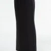 Best Sellers [GIMMETHEYOUNG] SS 22 FORMAL MAXI SKIRT / BLACK