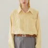 [ANOTHER YOUTH] FW 21 Crinkle Shirts - Yellow Best Sellers