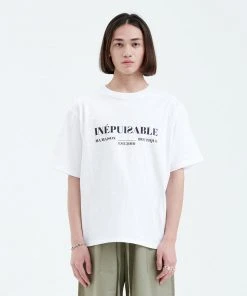 [LA MER MA MAISON] Summer 22 SLOGAN HALF-T WHITE