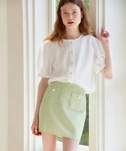 [ANEDIT] Summer 22 Pocket Tweed Skirt_MT