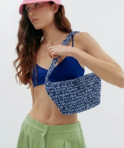 [SAYSRA] Seasonless ROPE CROCHET SHOULDER BAG_NAVY