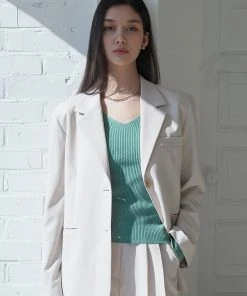 [JOORTI] SS 22 J935 Two Button Jacket (ivory) Best Sellers