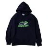 SK8ERROCK [SK8ER ROCK] FW 21 BURNING CAR HOODIE NAVY