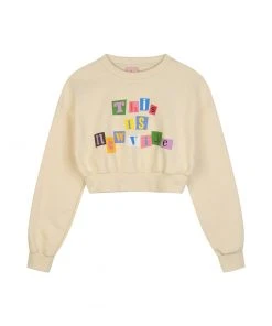 [HIGH SCHOOL DISCO] SS 22 Color Paper Sweatshirt_Ivory