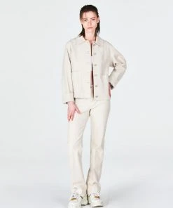 [RANDELL] SS 22 CORDUROY JACKET, IVORY