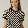 [DEARSTALKER] Summer 22 CHESS CROP T - BLACK