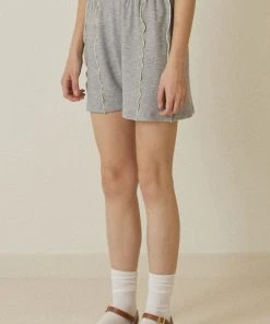 Best Sellers [DEARSTALKER] Summer 22 FIORI WAFFLE PANTS - GREY