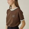 Best Sellers [DEARSTALKER] Summer 22 GARDEN BASIC T - BROWN