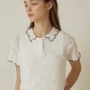 [DEARSTALKER] Summer 22 LOTUS LACE T - WHITE