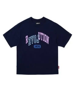 [AJO BY AJO] SS 22 Pride Love Revolution T-Shirt (NAVY) Best Sellers