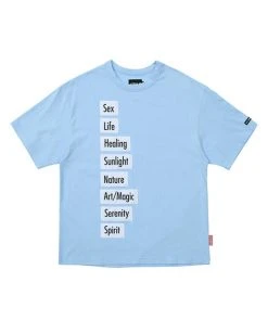 [AJO BY AJO] SS 22 Pride Flag Meaning T-Shirt (SKY BLUE) Best Sellers