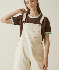[DEARSTALKER] Summer 22 POCKET OVERALL PANTS - IVORY