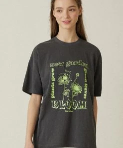 [DEARSTALKER] Summer 22 WATER CREW NECK T - CHARCOAL Best Sellers