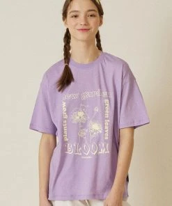 [DEARSTALKER] Summer 22 WATER CREW NECK T - PURPLE