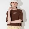 UNORMAL [UNUSUALNORMAL] SS 22 GARMENT T-SHIRT _ BROWN Best Sellers