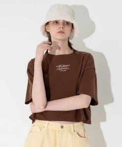 UNORMAL [UNUSUALNORMAL] SS 22 GARMENT T-SHIRT _ BROWN Best Sellers