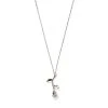 [WANDERING YOUTH] Seasonless Silver Rose Necklace