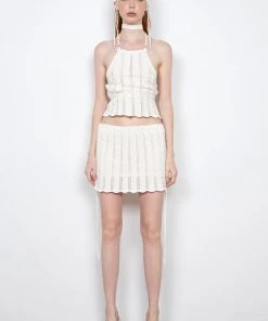 Best Sellers [PAIN OR PLEASURE] Summer 22 SHYLPH SKIRT Ivory