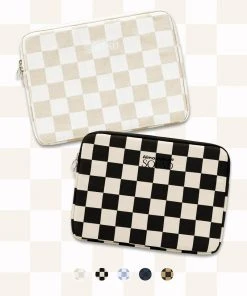 [ALMOSTBLUE] Seasonless CHECKERBOARD LAPTOP POUCH Best Sellers