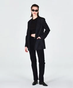 [RANDELL] SS 22 WOOL BLAZER, NAVY