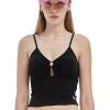 Best Sellers [CRANK] Summer 22 RING CROP SLEEVELESS_BK