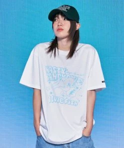 Best Sellers [NASTY FANCY CLUB] Summer 22 I LOVE FISH TEE (WHITE)_F22QB457