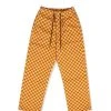 [DUCKDIVE] SS 22 Checkerboard Cotton Pants YELLOW Best Sellers