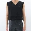 Best Sellers [BASICCOTTON] SS 22 Mix Vest - ALL BLACK