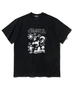 Best Sellers [FASTLE] SS 22 Child Painting Tee Black