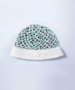 [SPARKLING PIECE] SS 22 NET BUCKET-HAT WHITE Best Sellers