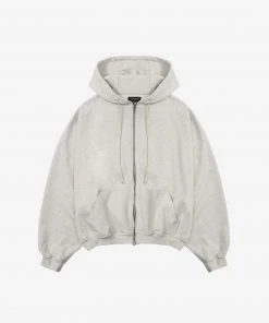 [DPRIQUE] Summer 22 Oversized Full Zip Hoodie - Oat