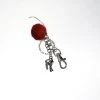 [RURU] Seasonless POMPOM CAT RING CHAIN [RED] Best Sellers