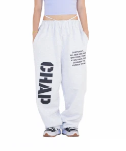 [CHAPCHAP] FW 21 Army Chap Sweat Pants (White Melange)