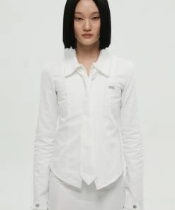 [NACHE] SS 22 RAWCUT SINGLE JACKET - WHITE Best Sellers